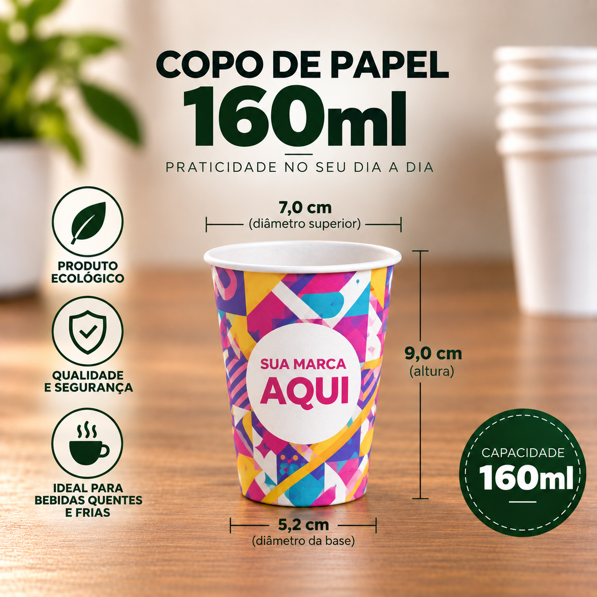 copo personalizado 160ml